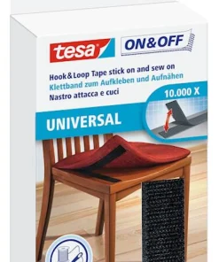 Pour la fixation de tissus sur des surfaces dures 20 mm x 100 cm noir