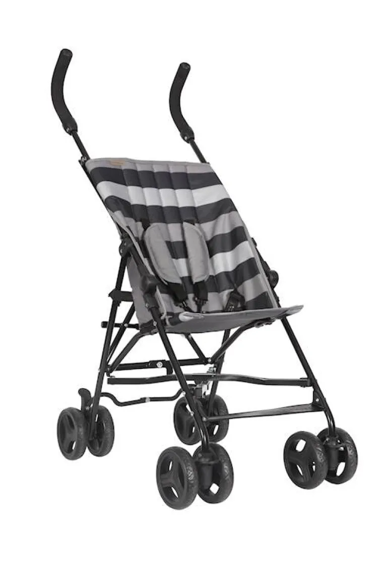 Poussette 1position Rio grey stripe