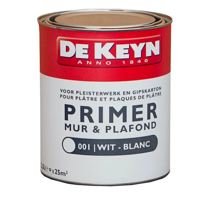 Primer mur & plafond 2,5 L blanc
