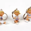 Princesse assis porte-clé