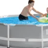 Prism frame piscine Ø 305x76 cm + pompe 12V