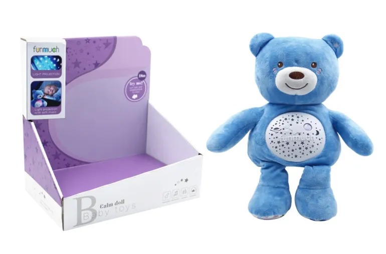 Projecteur d'ours en peluche avec musique
