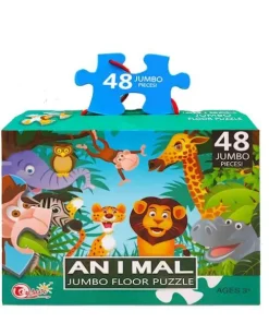 Puzzle animaux jungle 48 pièces