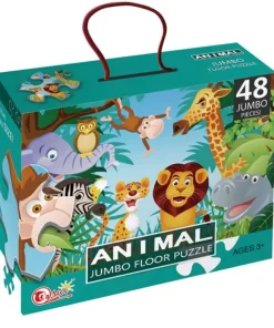 Puzzle animaux jungle 48 pièces