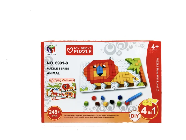 Puzzle blocs animaux 248 pièces