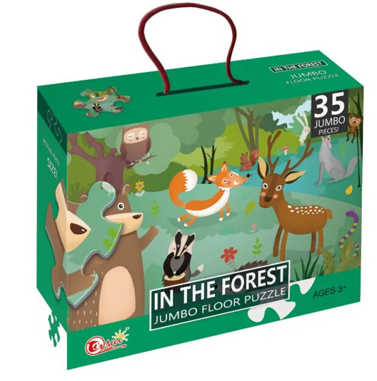 Puzzle dans le forêt 35 pièces