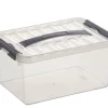 Q - line boîte de rangement 6 L blanc transparent