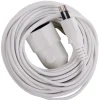 Rallonge 10 m blanc 2 x 0,75 mm