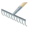 Rateau zingue avec 10 dents
