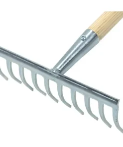 Rateau zingue avec 10 dents