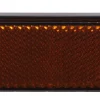 Réflecteur rectangulaire vissé orange