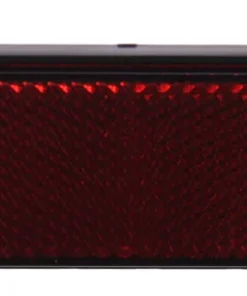 Réflecteur rectangulaire vissé rouge