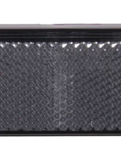 Réflecteur rectangulaire vissé transparent
