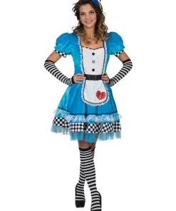 Robe Déguisement Alice au Pays des Merveilles Femme - Taille 36/38