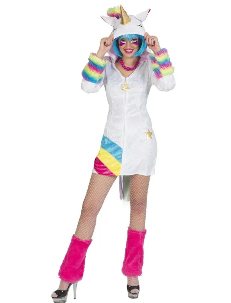 Robe Déguisement Licorne Arc-en-ciel - Taille 36/38