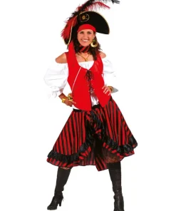 Robe Déguisement Pirate Coeur Noir - Taille 44/46