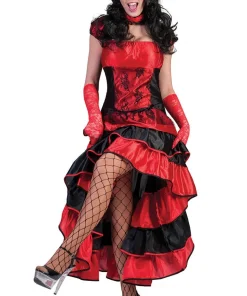 Robe Déguisement Saloon Girl - Taille 36/38