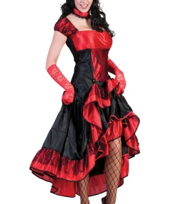 Robe Déguisement Saloon Girl - Taille 44/46