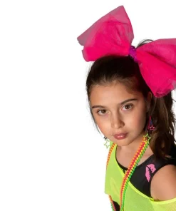 Robe enfant fluo des années 80 Kiss The Girl - Taille 152