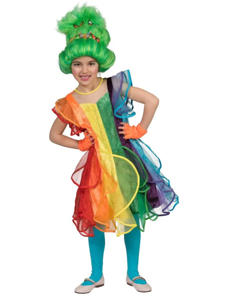 Robe enfant Princesse Arc-en-ciel - Taille 128