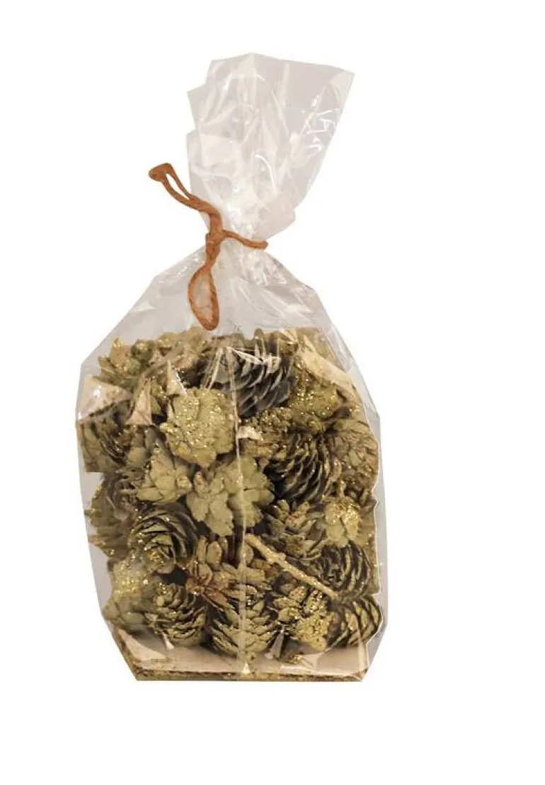 Sac de pommes de pin S vert