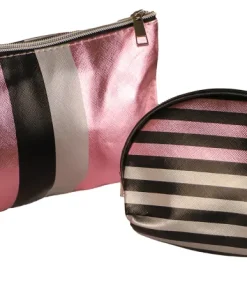 Sac de Toilette +Mini Rose Rayures