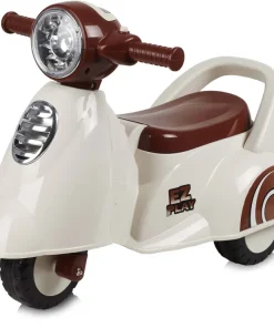 Scooter blanc avec son et lumière