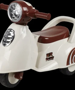 Scooter blanc avec son et lumière
