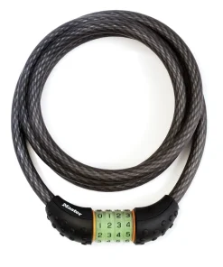 Serrure cable lumineux avec combinaison de chiffres