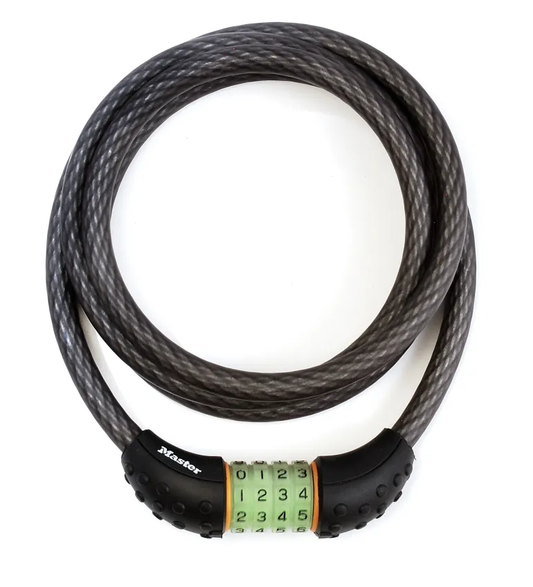 Serrure cable lumineux avec combinaison de chiffres
