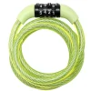 Serrure cable vélo 1,20 m avec code
