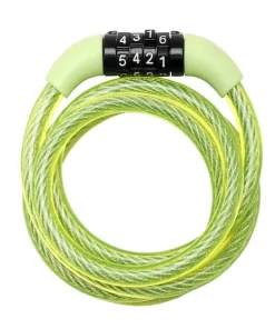 Serrure cable vélo 1,20 m avec code