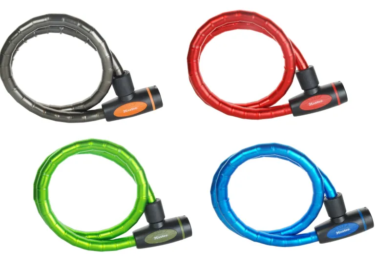 Serrure vélo avec 4 clés 1 m