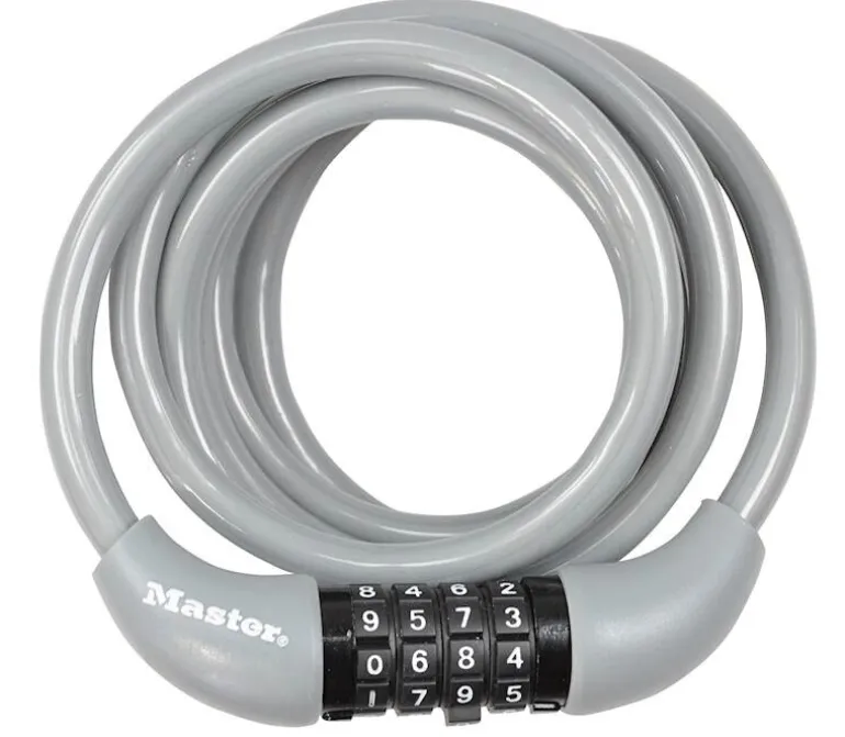 Serrure vélo câble avec combinaison de chiffres 1,80 m