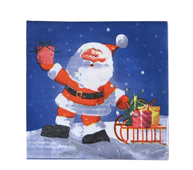 Serviettes Rudolphe 33X33 cm 20 Pcs