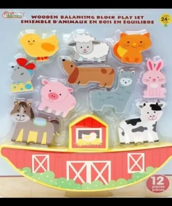 Set animaux de ferme en bois