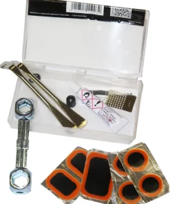 Set de réparation en boîte avec outils