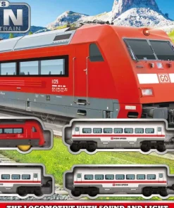 Set de Train - Lumière et Musique - Rouge