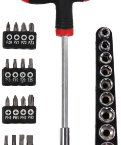 Set tournevis avec bits 27 pièces