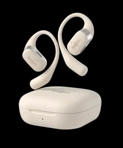 Shokz OpenFit Ecouteurs sport sans fil - Beige
