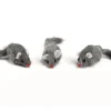 Souris en fourrure gris 5 cm 3 pièces