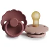 Sucette Marguerite Latex Baby Blush/Woodchuck T2 (2 stuks)