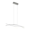 Suspension Nevado LED chrome / blanc
