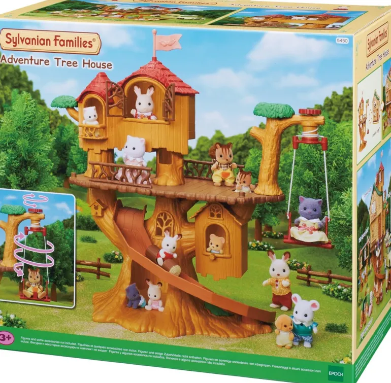 Sylvanian Families cabane dans les arbres aventureux