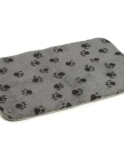 Tapis cage métal gris 89 x 60 cm