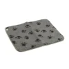 Tapis cage métal patte gris 63 x 55 cm