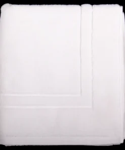 Tapis de bain 50 x 80 cm blanc