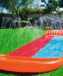 Tapis de glisse à 2 voies longueur 549 cm + hauteur 20 cm