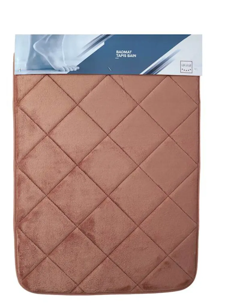 TAPISBAIN CARREAU TAUPE43X60CM