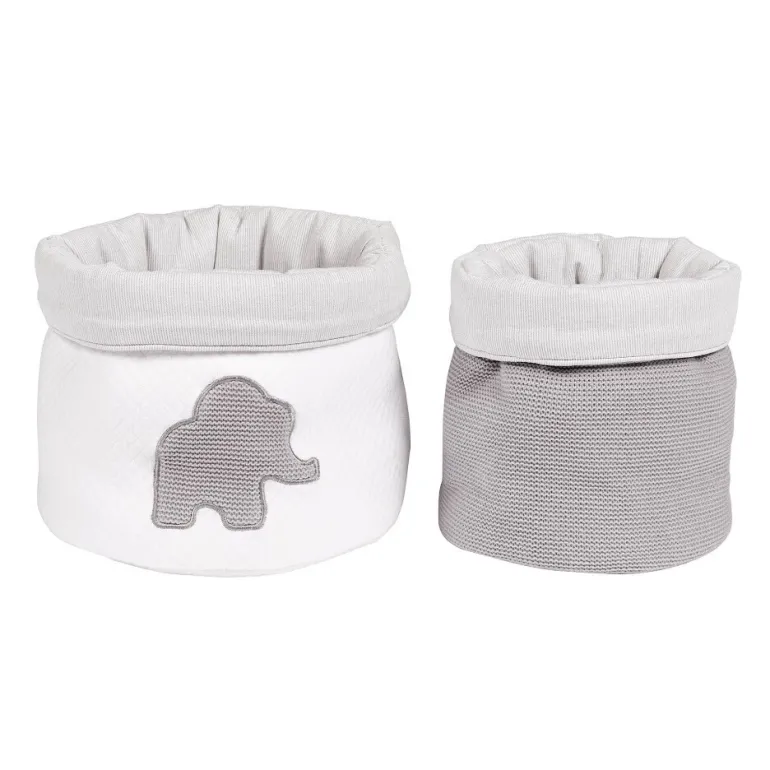 Tembo set de 2 paniers soins 20x20 cm + 20x15 cm